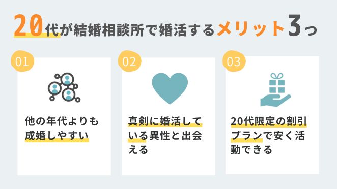 20代が結婚相談所で婚活する3つのメリット