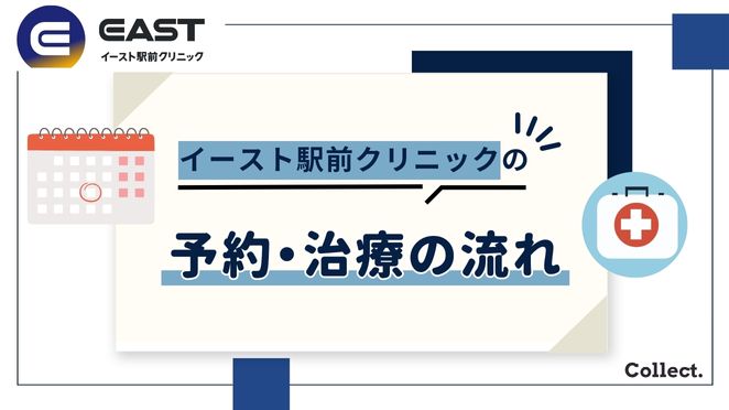 イースト駅前クリニックのAGA治療の予約・治療の流れ