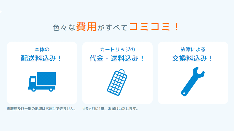 簡単に導入可能！設置工事が不要、初期費用無料、コンセントがあれば設置できる！