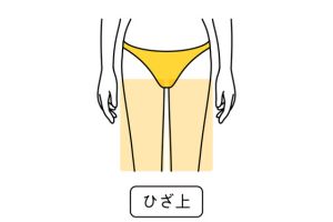 ひざ上