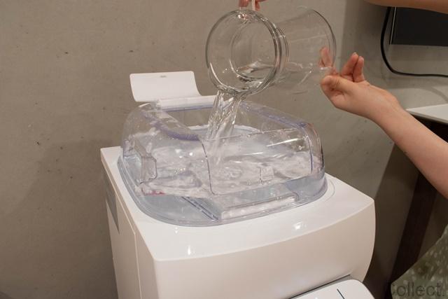 給水の手間がかかる