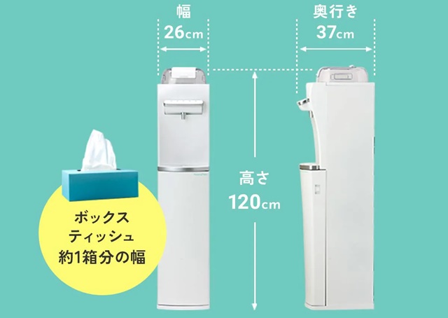 床置型なので置き場所を選ぶ
