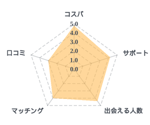 リングベルのレーダーチャート