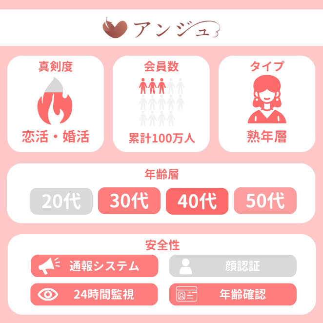 アンジュの属性データ