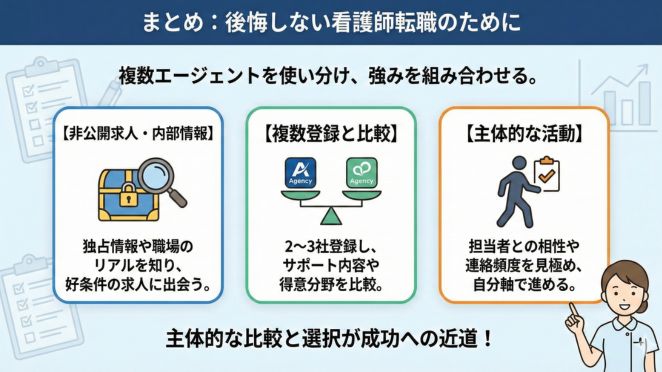 まとめ：後悔しない看護師転職を