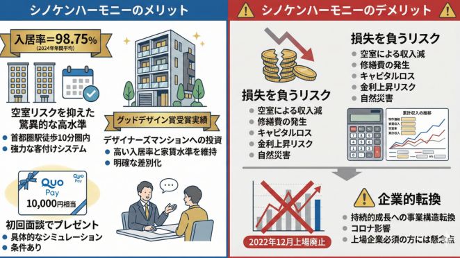 シノケンハーモニーのメリット・デメリット