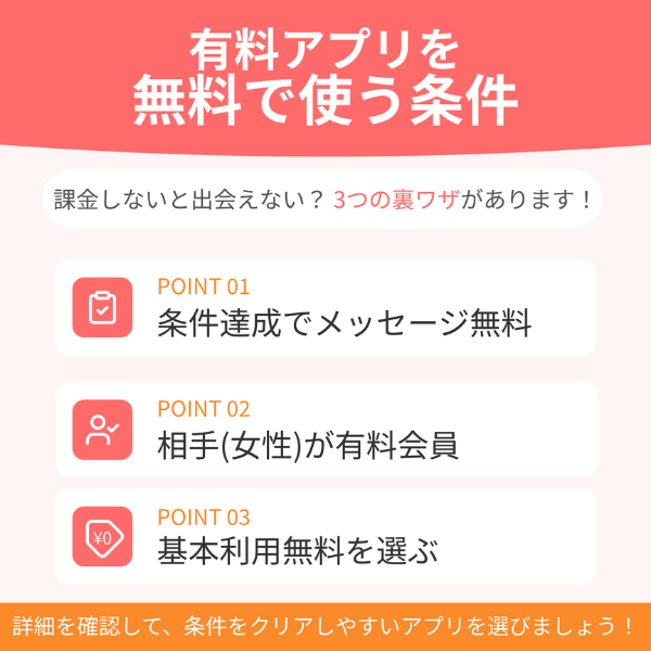 有料のアプリを無料で使える条件