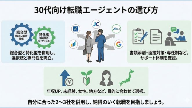 30代向け転職エージェントの選び方