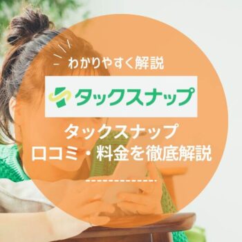 【丸投げOK】タックスナップで確定申告を爆速完了！口コミ・料金を徹底解説
