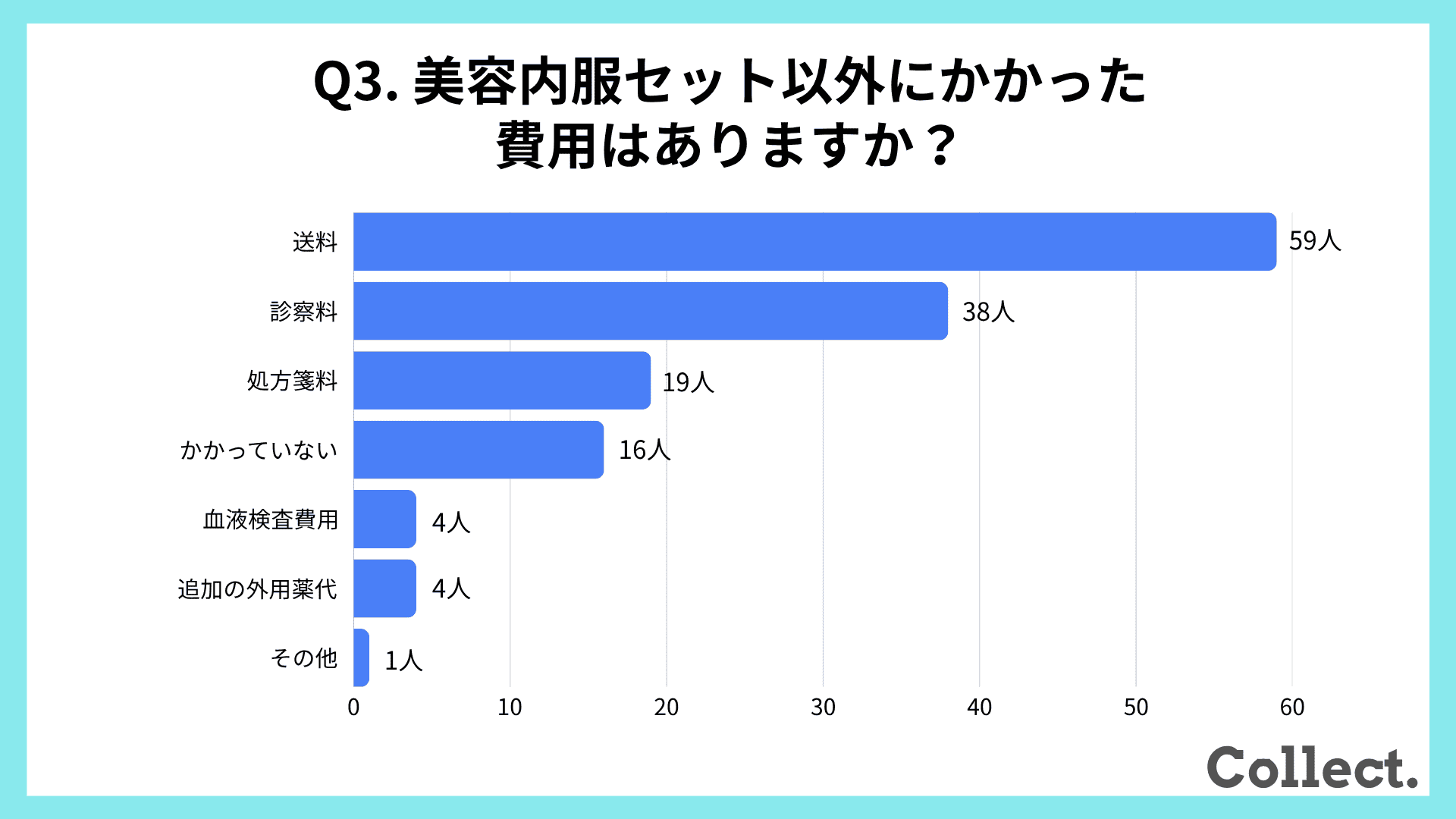 美容内服セット以外にかかった費用