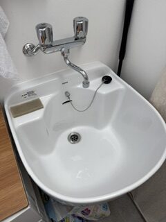 スロップシンクの掃除後
