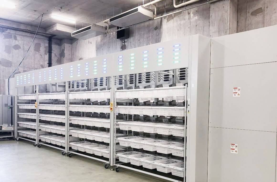 在庫管理から発送までのオートメーション化体制で運用